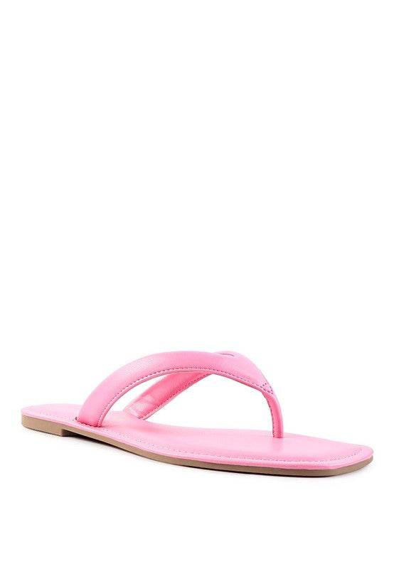 RERA SQUARE TOE THONG FLATS - Shop Style & More | Fresh Looks, Everyday Deals & Free Shipping