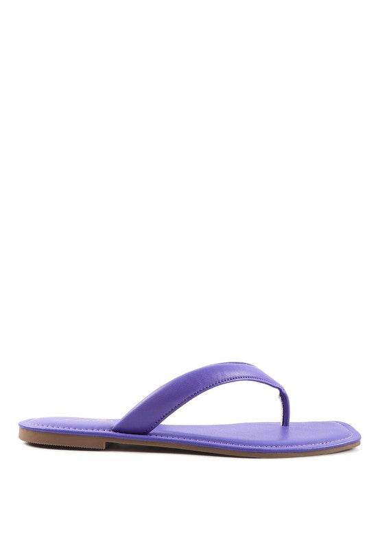 RERA SQUARE TOE THONG FLATS - Shop Style & More | Fresh Looks, Everyday Deals & Free Shipping