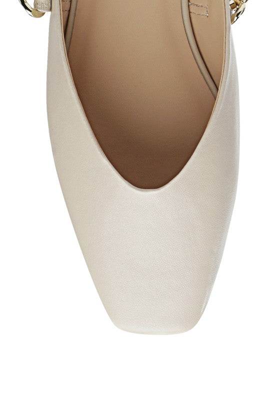 CATCH BLING CHAIN STRAP FLAT SHOES - Shop Style & More | Fresh Looks, Everyday Deals & Free Shipping