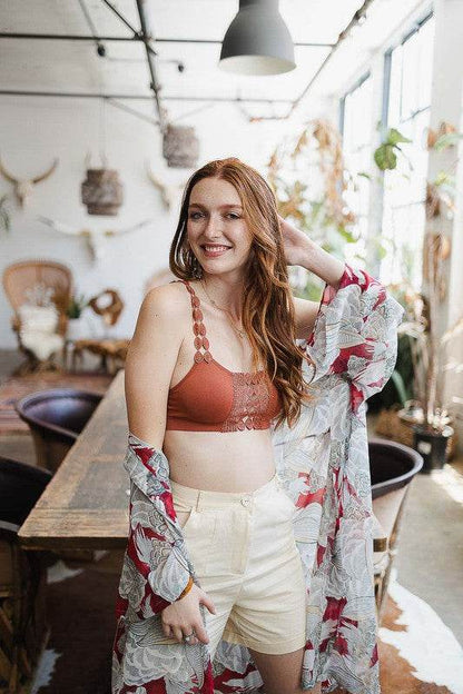 Boho Eye Lace Applique Bralette - Shop Style & More | Fresh Looks, Everyday Deals & Free Shipping