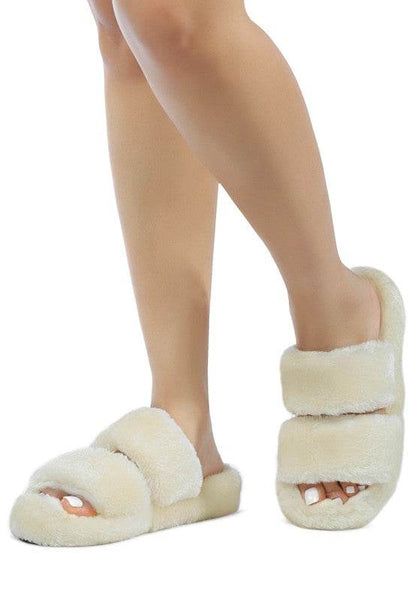 SMOOTHIE FUR SLIP-ON FLATS - Shop Style & More | Fresh Looks, Everyday Deals & Free Shipping