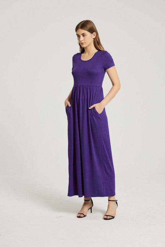 Women's Summer Casual Maxi Dress With Pocket - Shop Style & More | Fresh Looks, Everyday Deals & Free Shipping