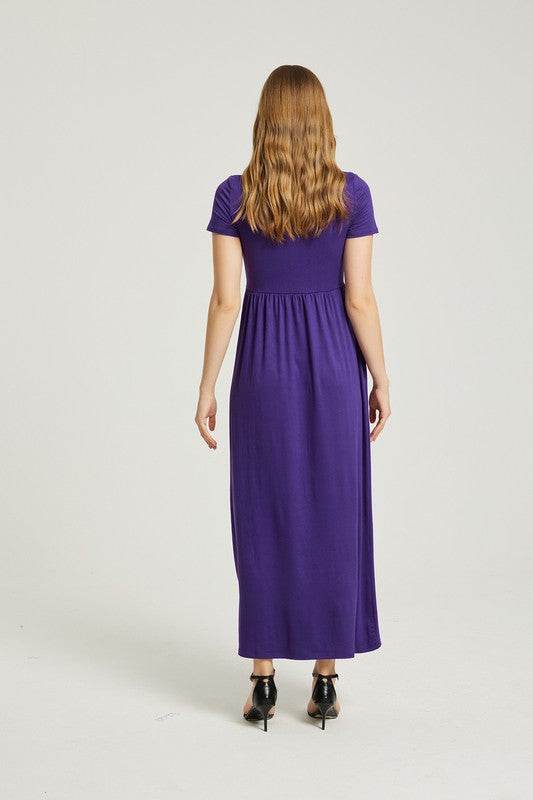 Women's Summer Casual Maxi Dress With Pocket - Shop Style & More | Fresh Looks, Everyday Deals & Free Shipping