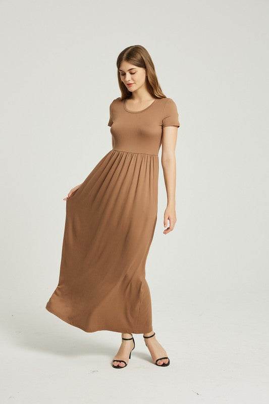 Women's Summer Casual Maxi Dress With Pocket - Shop Style & More | Fresh Looks, Everyday Deals & Free Shipping
