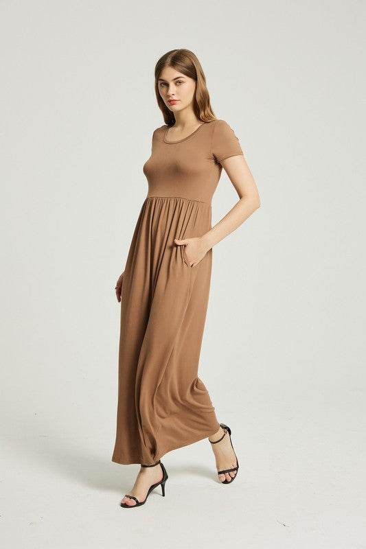 Women's Summer Casual Maxi Dress With Pocket - Shop Style & More | Fresh Looks, Everyday Deals & Free Shipping