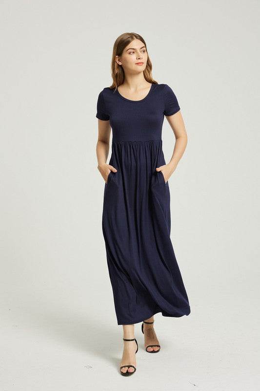 Women's Summer Casual Maxi Dress With Pocket - Shop Style & More | Fresh Looks, Everyday Deals & Free Shipping