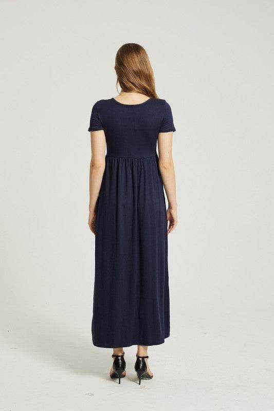 Women's Summer Casual Maxi Dress With Pocket - Shop Style & More | Fresh Looks, Everyday Deals & Free Shipping