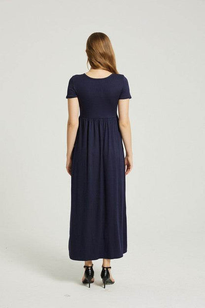 Women's Summer Casual Maxi Dress With Pocket - Shop Style & More | Fresh Looks, Everyday Deals & Free Shipping