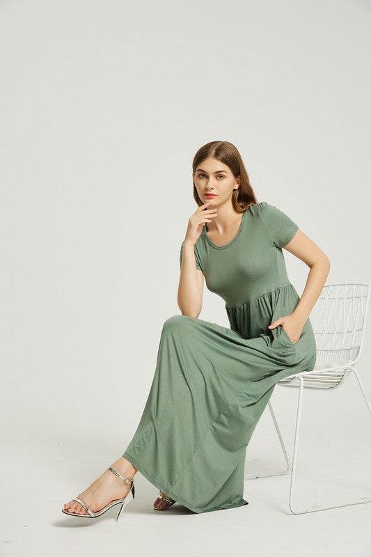 Women's Summer Casual Maxi Dress With Pocket - Shop Style & More | Fresh Looks, Everyday Deals & Free Shipping