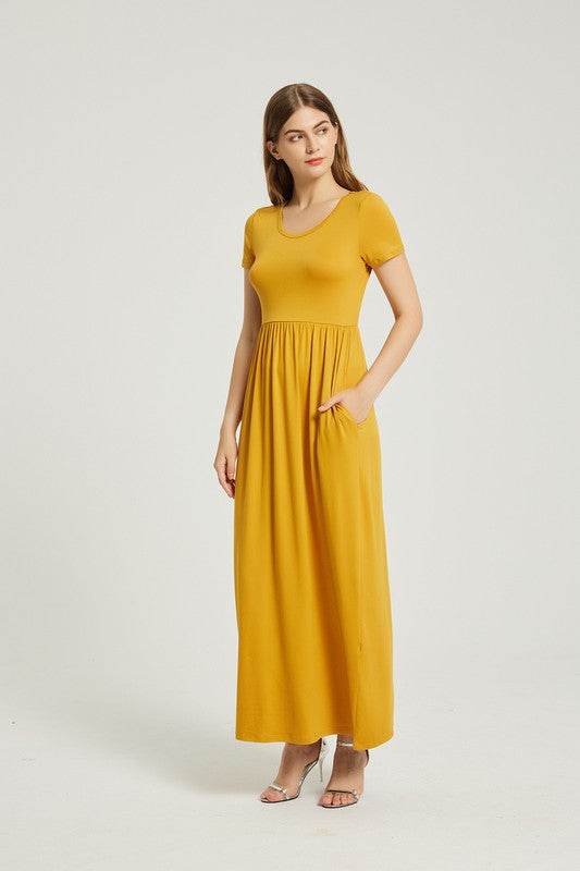 Women's Summer Casual Maxi Dress With Pocket - Shop Style & More | Fresh Looks, Everyday Deals & Free Shipping