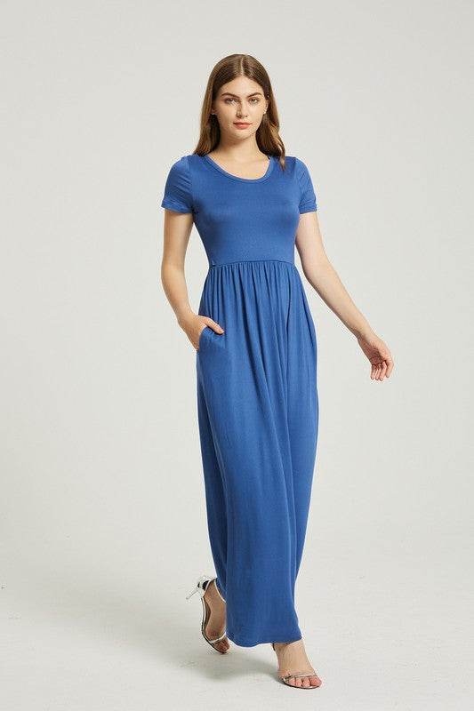 Women's Summer Casual Maxi Dress With Pocket - Shop Style & More | Fresh Looks, Everyday Deals & Free Shipping