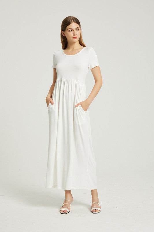 Women's Summer Casual Maxi Dress With Pocket - Shop Style & More | Fresh Looks, Everyday Deals & Free Shipping