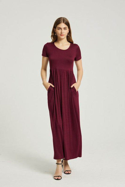 Women's Summer Casual Maxi Dress With Pocket - Shop Style & More | Fresh Looks, Everyday Deals & Free Shipping