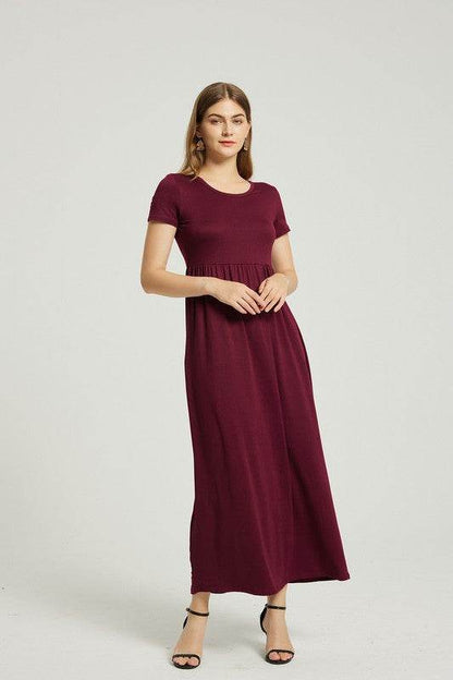 Women's Summer Casual Maxi Dress With Pocket - Shop Style & More | Fresh Looks, Everyday Deals & Free Shipping