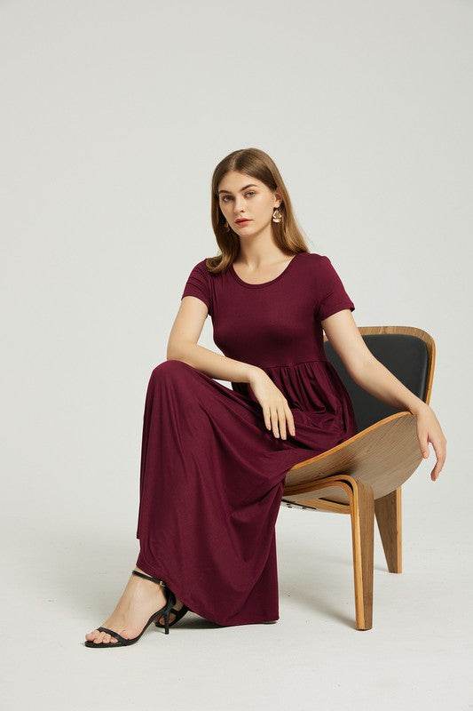 Women's Summer Casual Maxi Dress With Pocket - Shop Style & More | Fresh Looks, Everyday Deals & Free Shipping