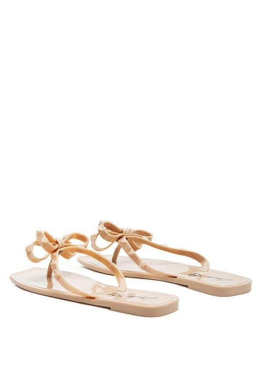 RETTA BOW THONG FLATS - Shop Style & More | Fresh Looks, Everyday Deals & Free Shipping