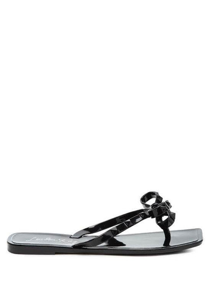 RETTA BOW THONG FLATS - Shop Style & More | Fresh Looks, Everyday Deals & Free Shipping