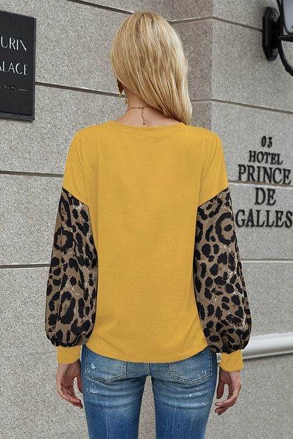 Crew Neck Puff Sleeve Solid Top - Shop Style & More | Fresh Looks, Everyday Deals & Free Shipping