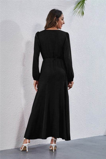 Women's V Neck Long Sleeve Maxi Dress - Shop Style & More | Fresh Looks, Everyday Deals & Free Shipping