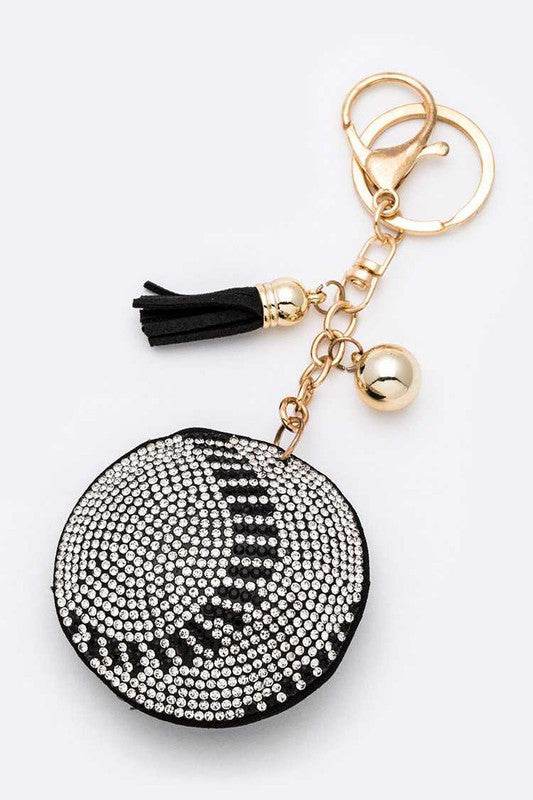 Rhinestone Baseball Pillow Key Chain - Shop Style & More | Fresh Looks, Everyday Deals & Free Shipping