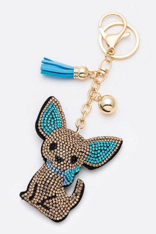 Chihuahua Rhinestone Pillow Key Chain - Shop Style & More | Fresh Looks, Everyday Deals & Free Shipping
