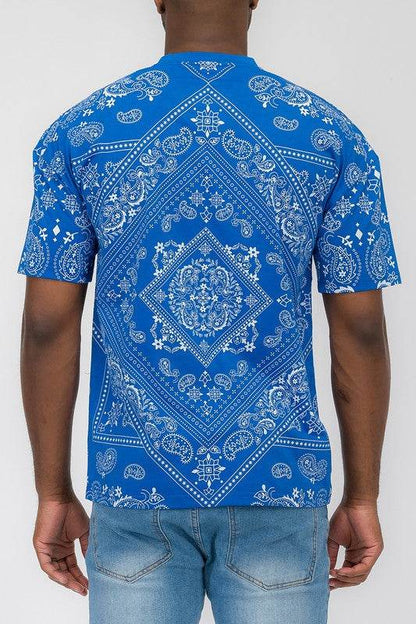 Weiv Mens Bandana Print TShirt - Shop Style & More | Fresh Looks, Everyday Deals & Free Shipping