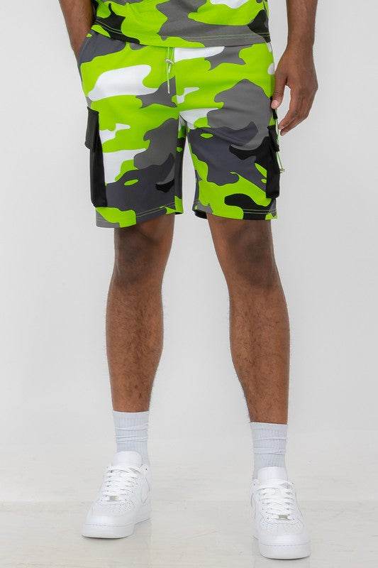 Weiv Mens Full Camo Sweat Shorts - Shop Style & More | Fresh Looks, Everyday Deals & Free Shipping