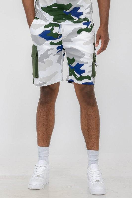 Weiv Mens Full Camo Sweat Shorts - Shop Style & More | Fresh Looks, Everyday Deals & Free Shipping
