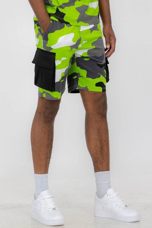 Weiv Mens Full Camo Sweat Shorts - Shop Style & More | Fresh Looks, Everyday Deals & Free Shipping