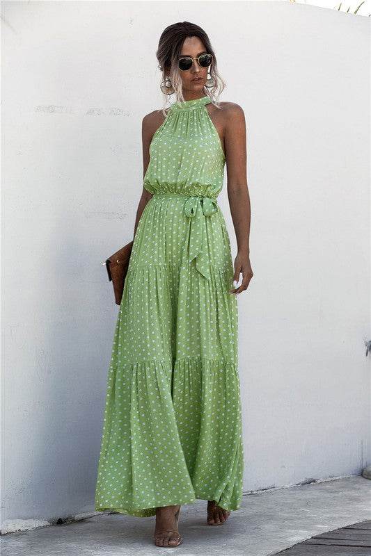 Womens Polka Dot Maxi Dress - Shop Style & More | Fresh Looks, Everyday Deals & Free Shipping