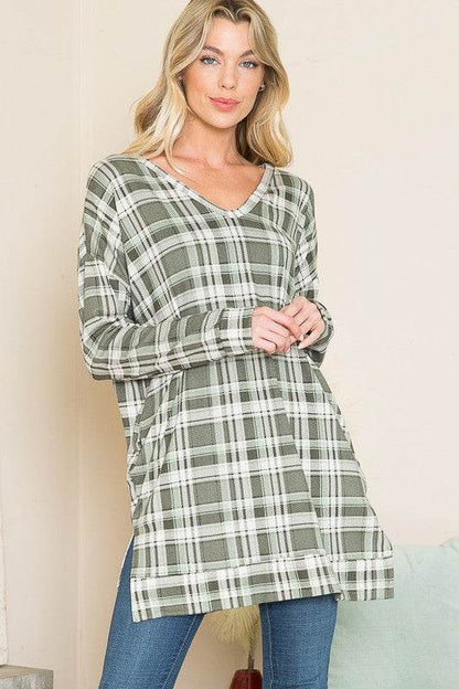 V Neck Sweater Tunic - Shop Style & More | Fresh Looks, Everyday Deals & Free Shipping