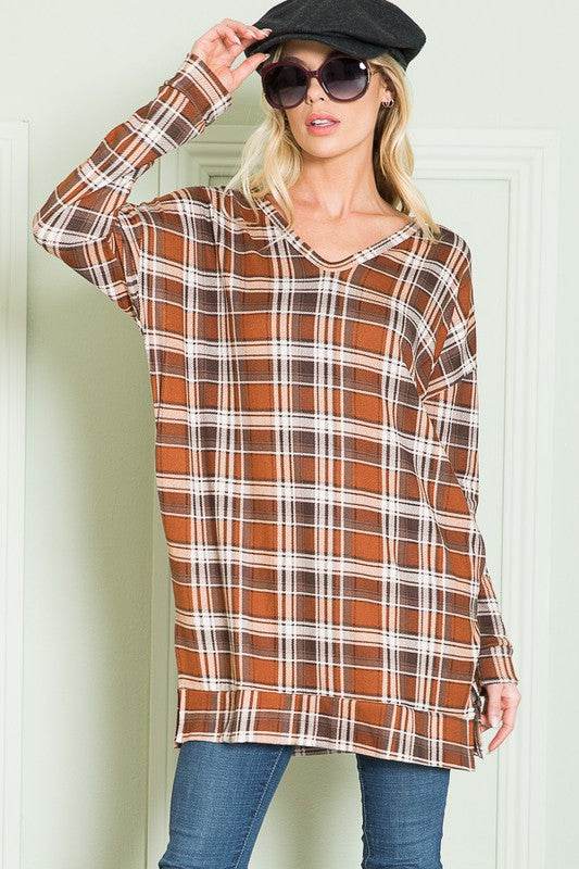 V Neck Sweater Tunic - Shop Style & More | Fresh Looks, Everyday Deals & Free Shipping