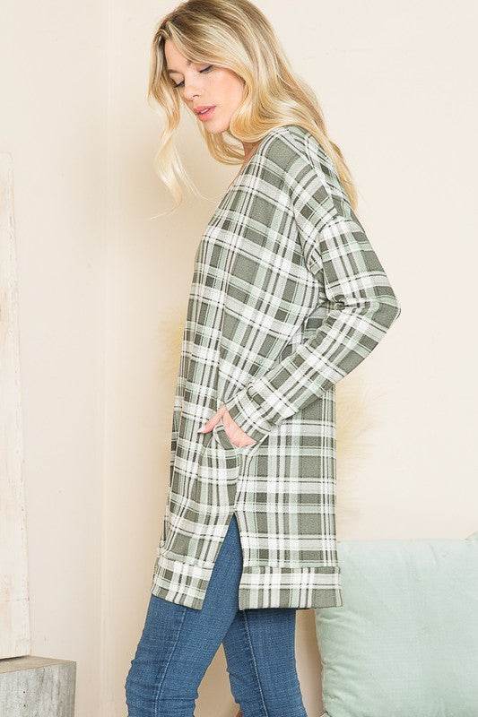 V Neck Sweater Tunic - Shop Style & More | Fresh Looks, Everyday Deals & Free Shipping