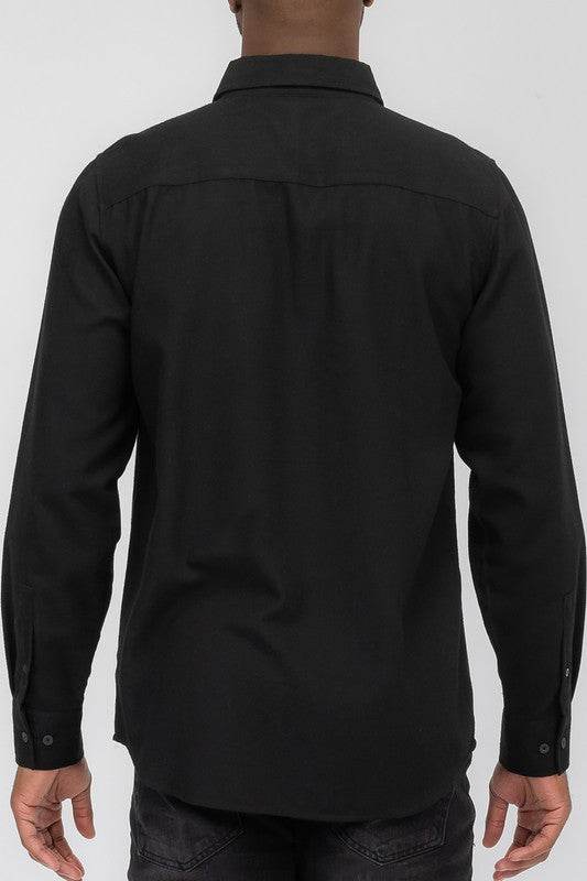 Weiv Mens Solid Flannel Shirt - Shop Style & More | Fresh Looks, Everyday Deals & Free Shipping