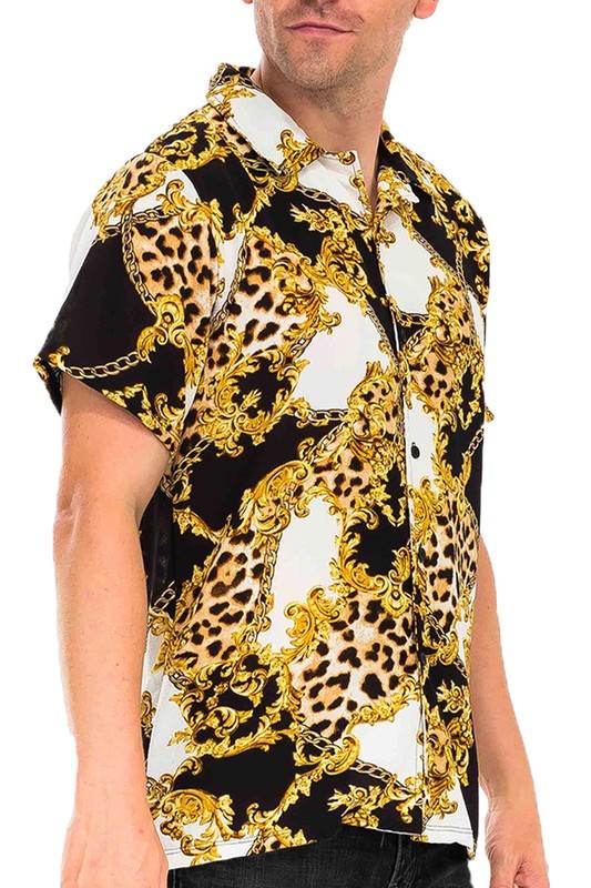 Leopard Cheetah Button Down Shirt - Shop Style & More | Fresh Looks, Everyday Deals & Free Shipping