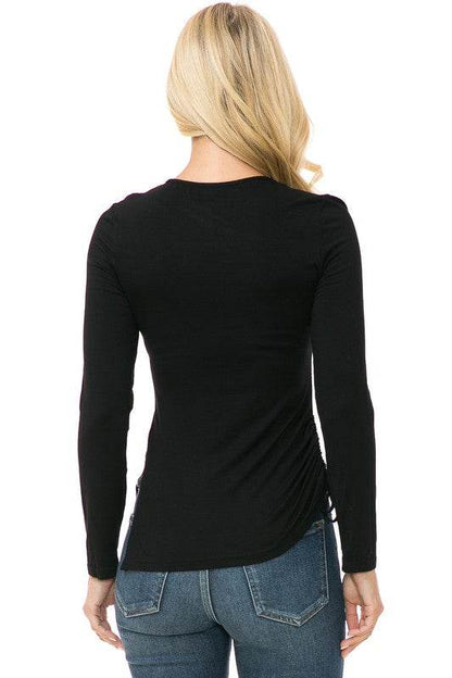 Womens Knit Long Sleeve TOP - Shop Style & More | Fresh Looks, Everyday Deals & Free Shipping
