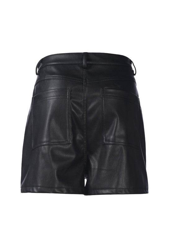 Faux Leather Black Shorts - Shop Style & More | Fresh Looks, Everyday Deals & Free Shipping