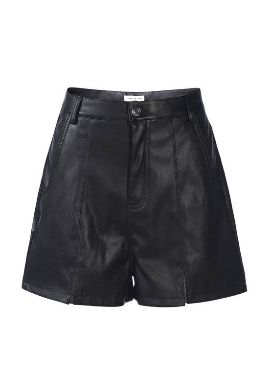 Faux Leather Black Shorts - Shop Style & More | Fresh Looks, Everyday Deals & Free Shipping