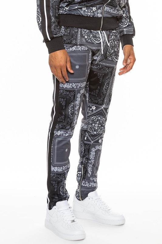 Weiv Paisley Bandana Print Track Pants - Shop Style & More | Fresh Looks, Everyday Deals & Free Shipping