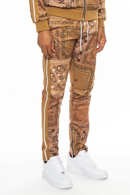 Weiv Paisley Bandana Print Track Pants - Shop Style & More | Fresh Looks, Everyday Deals & Free Shipping