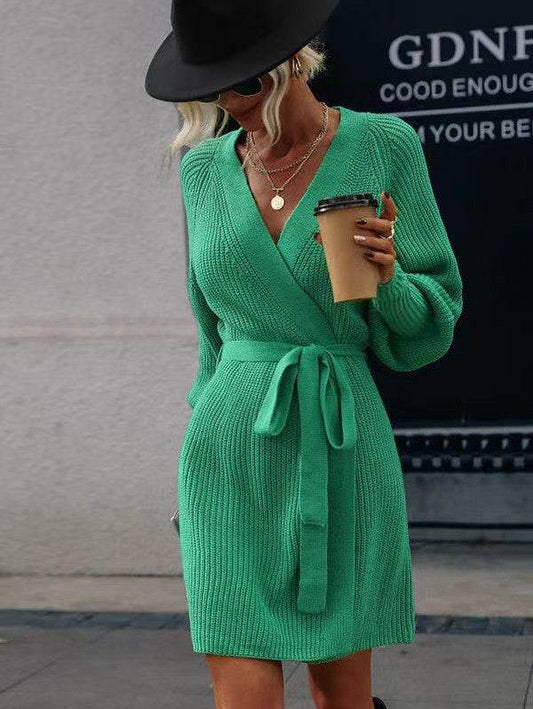 Wrap sweater dress - Shop Style & More | Fresh Looks, Everyday Deals & Free Shipping