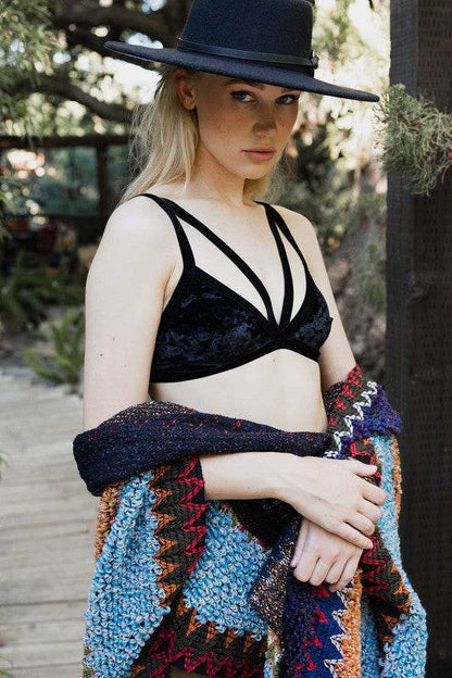 Crushed Velvet Bralette - Shop Style & More | Fresh Looks, Everyday Deals & Free Shipping