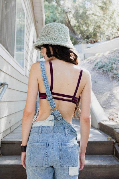 Crushed Velvet Bralette - Shop Style & More | Fresh Looks, Everyday Deals & Free Shipping