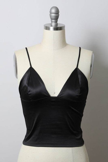 Longline Satin Top - Shop Style & More | Fresh Looks, Everyday Deals & Free Shipping