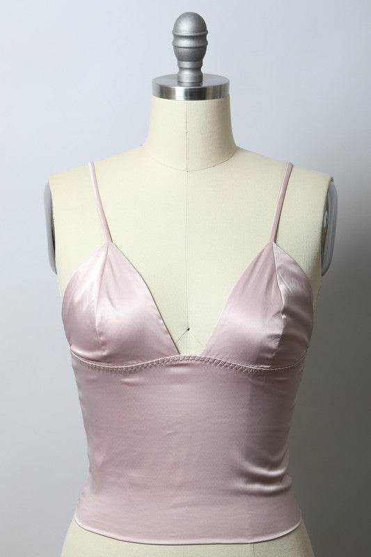 Longline Satin Top - Shop Style & More | Fresh Looks, Everyday Deals & Free Shipping