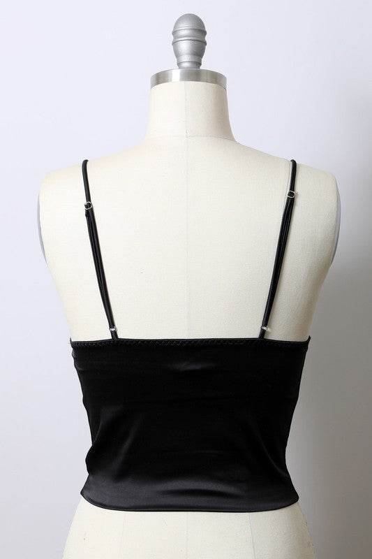Longline Satin Top - Shop Style & More | Fresh Looks, Everyday Deals & Free Shipping