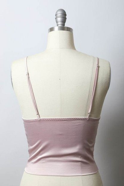 Longline Satin Top - Shop Style & More | Fresh Looks, Everyday Deals & Free Shipping
