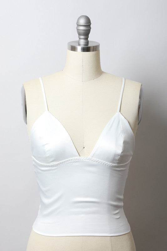 Longline Satin Top - Shop Style & More | Fresh Looks, Everyday Deals & Free Shipping