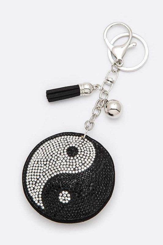 Yin Yang Crystal Pillow Key Chain - Shop Style & More | Fresh Looks, Everyday Deals & Free Shipping