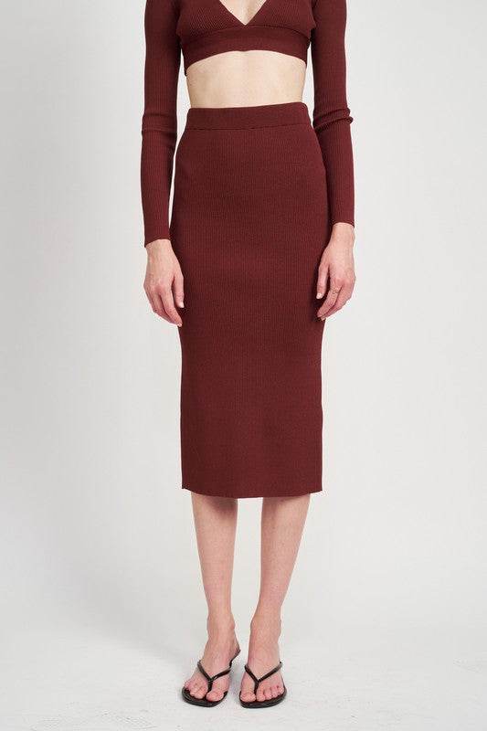 HIGH WAIST MIDI PINCIL SKIRT - Shop Style & More | Fresh Looks, Everyday Deals & Free Shipping